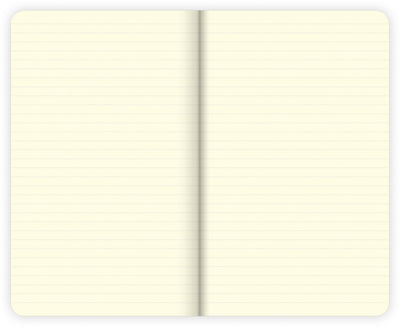 Notes Teribear, černý, linkovaný, 15 x 21 cm, A5