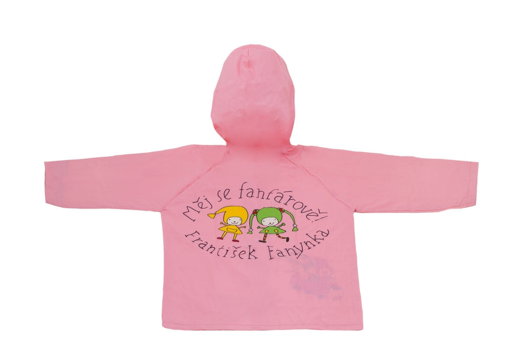 Dětská pláštěnka Kouzelná školka, růžová, 3-4 roky