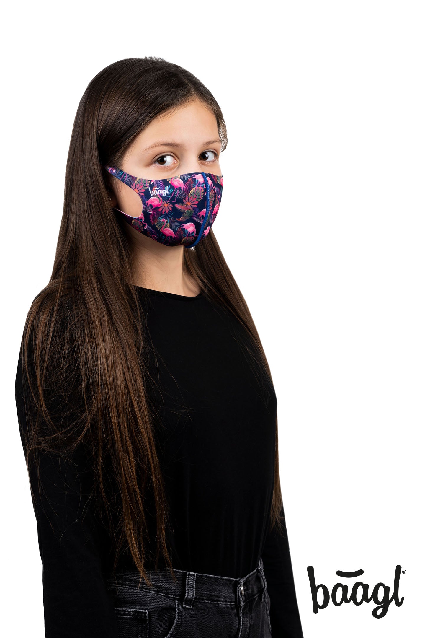 Antibakteriální rouška pro děti Flamingo