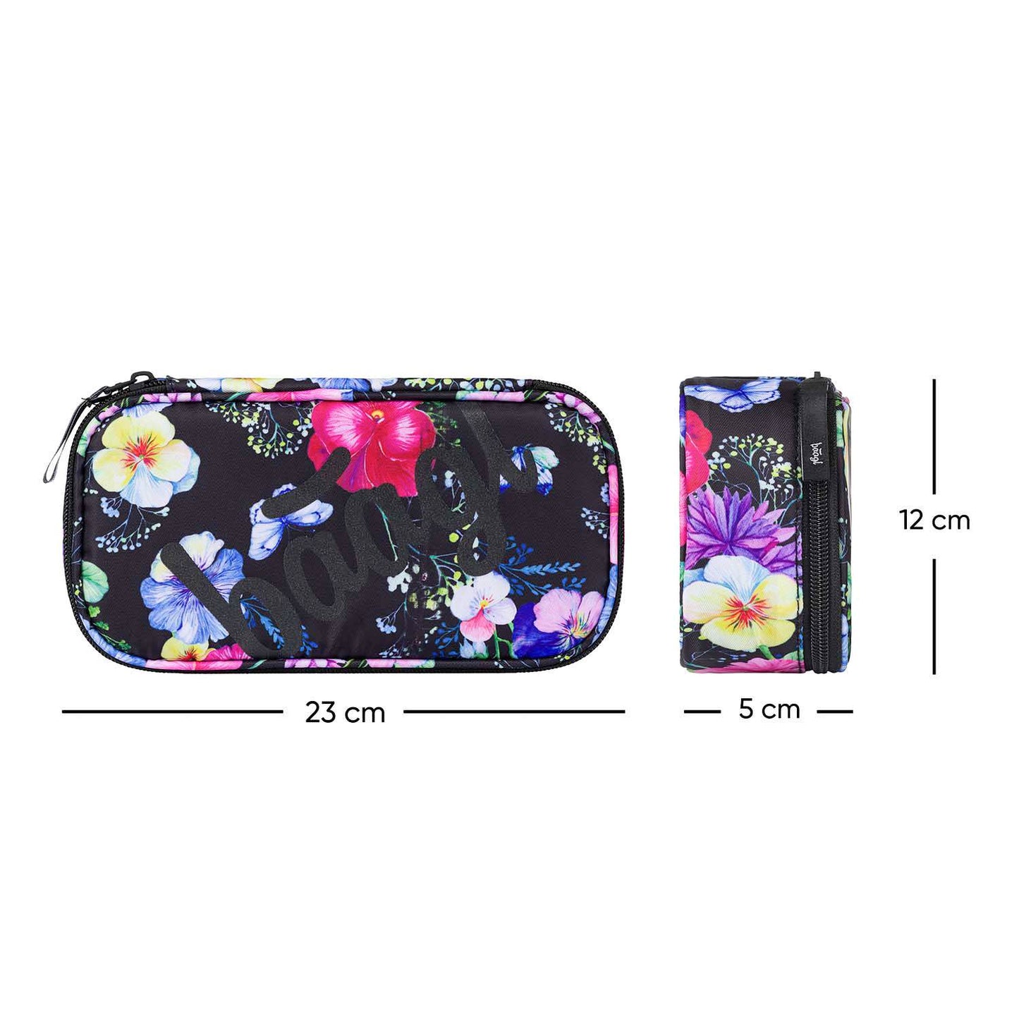 Školní penál etue Skate Flowers