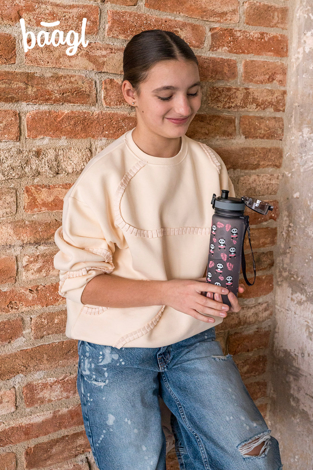 Tritanová láhev na pití Panda, 500 ml