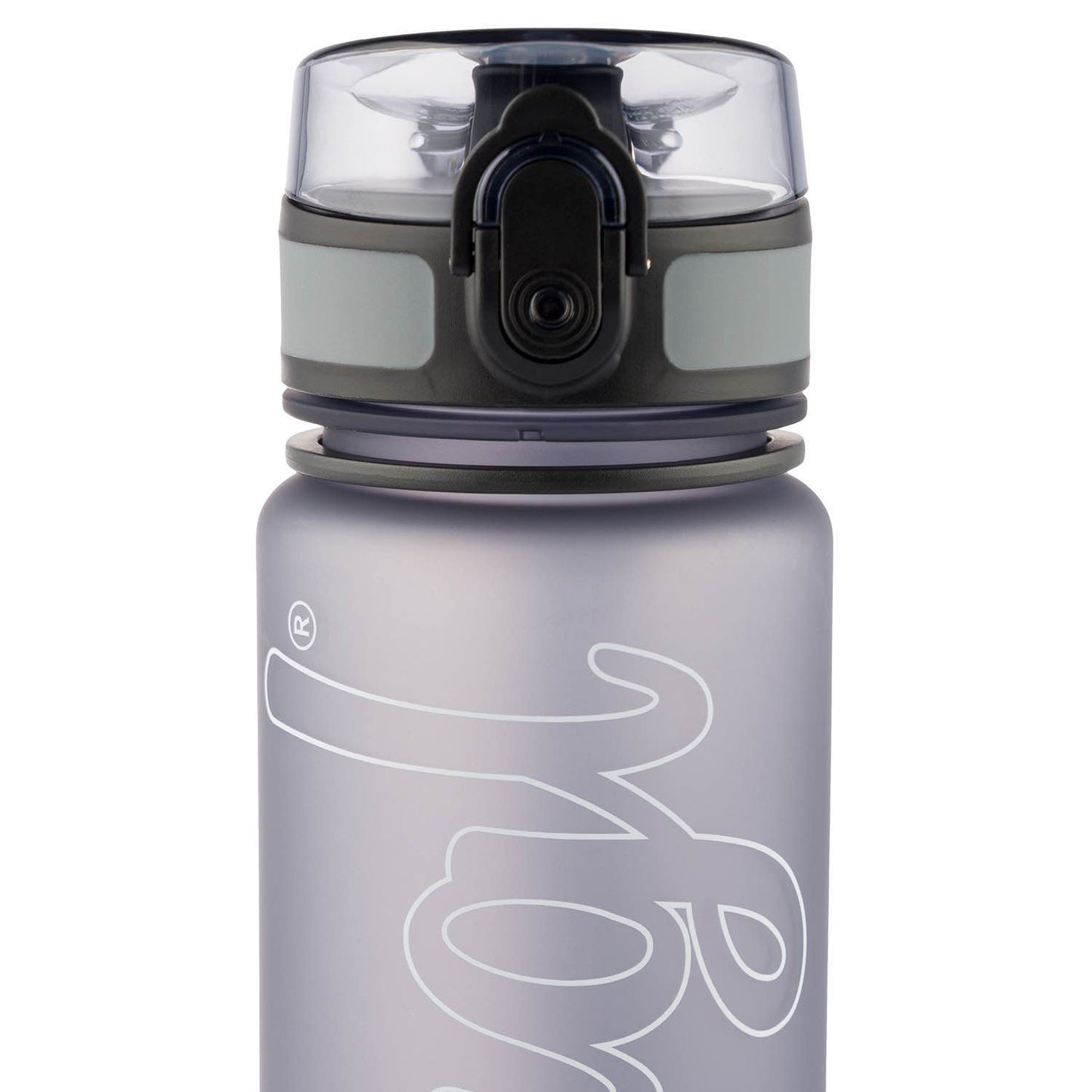 Tritanová láhev na pití Logo šedá, 500 ml