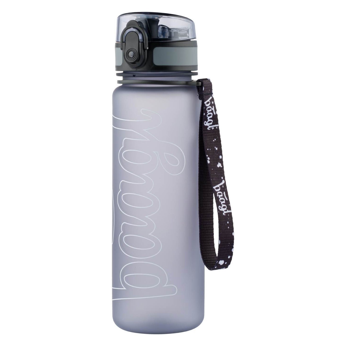 Tritanová láhev na pití Logo šedá, 500 ml