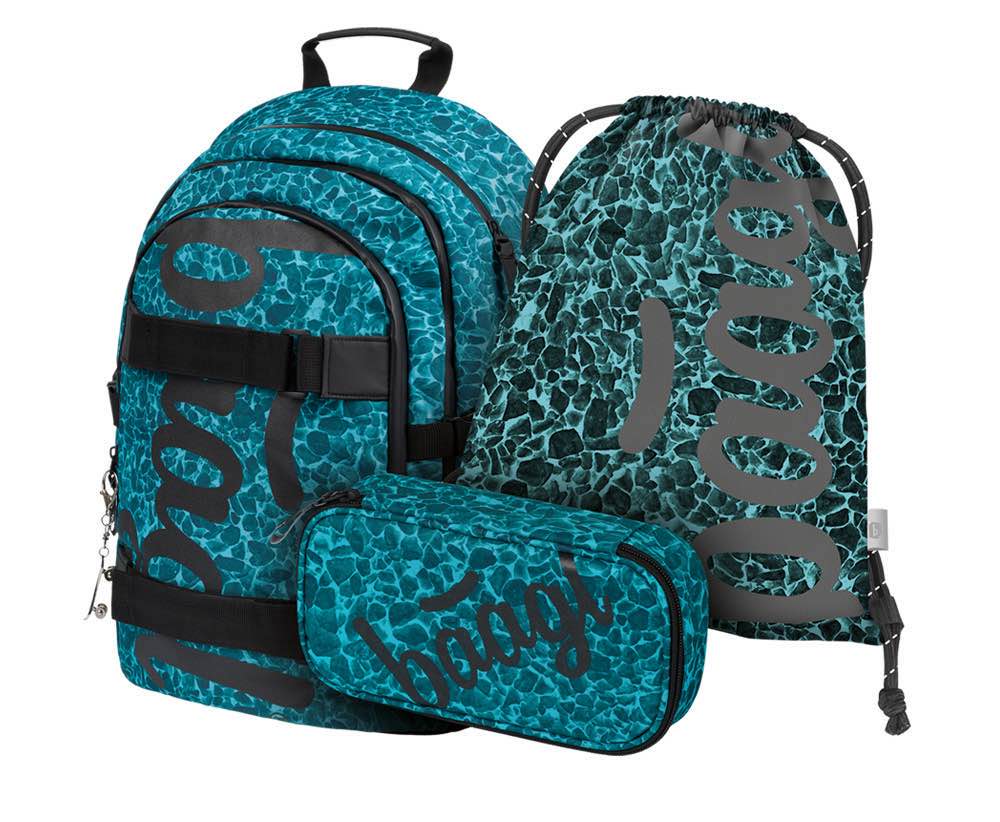 Školní set Skate Aquamarine