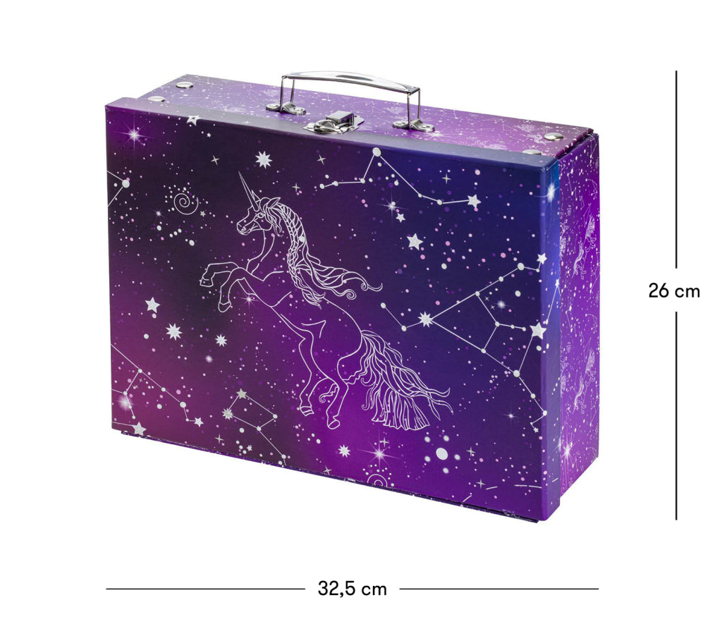 Skládací školní kufřík Unicorn Universe