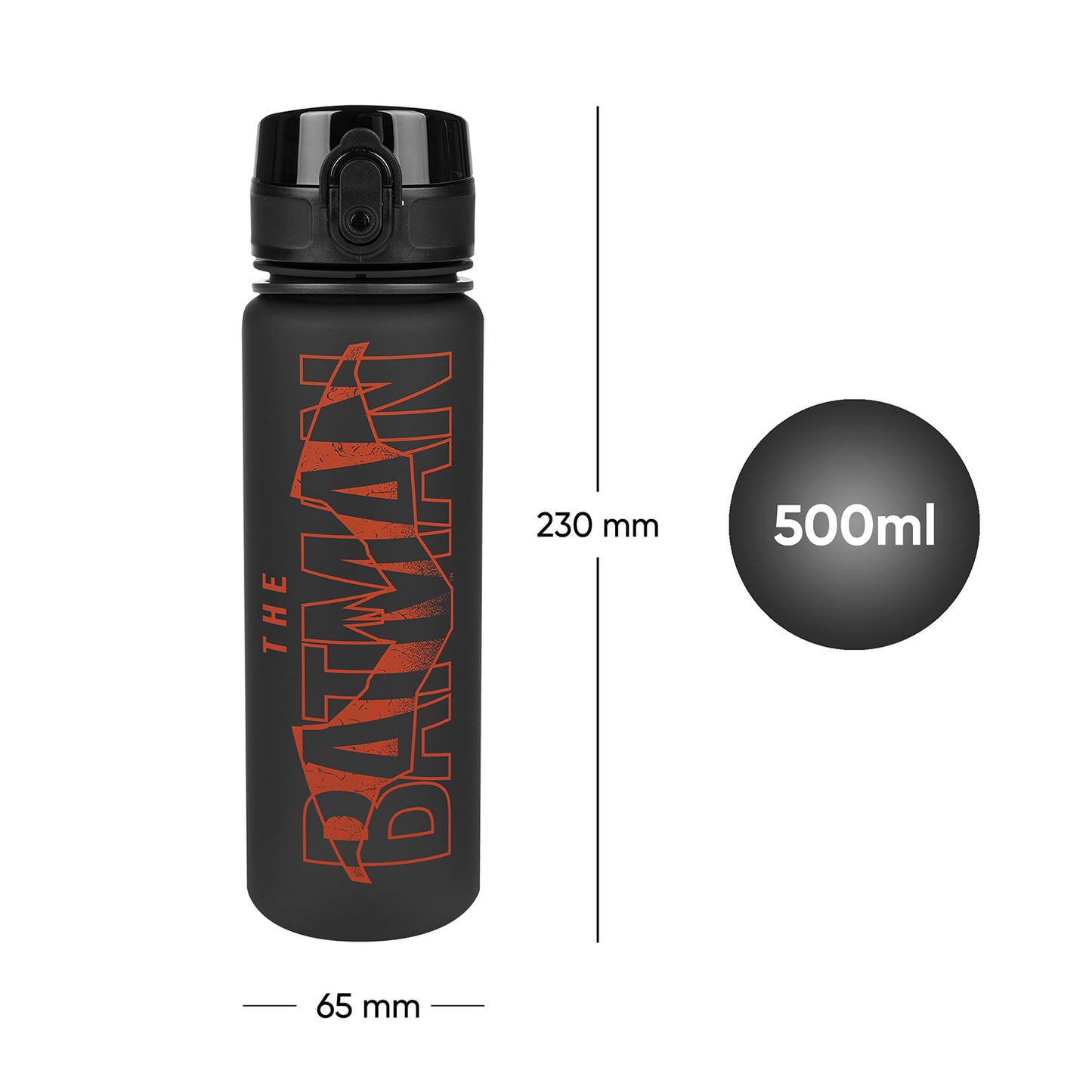Tritanová láhev na pití Batman Red, 500 ml