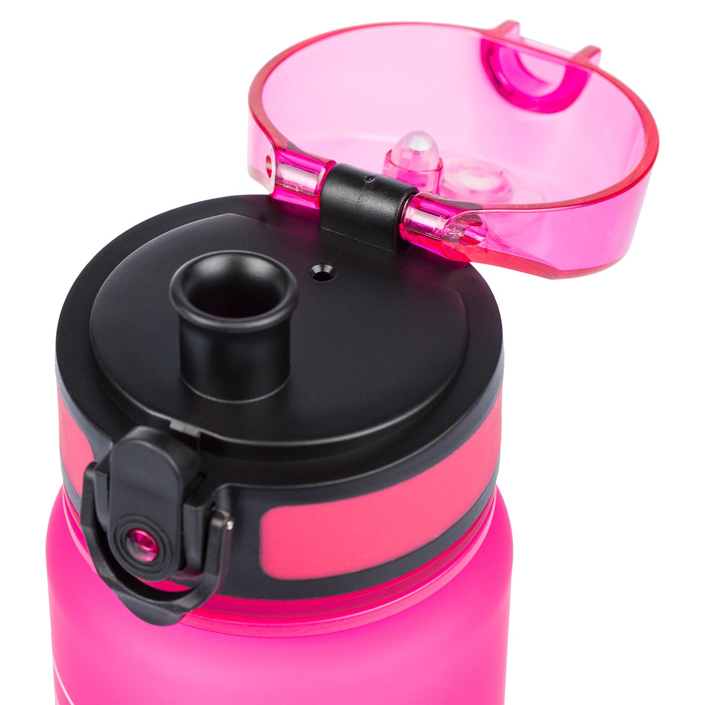 Tritanová láhev na pití Logo - růžová, 500 ml