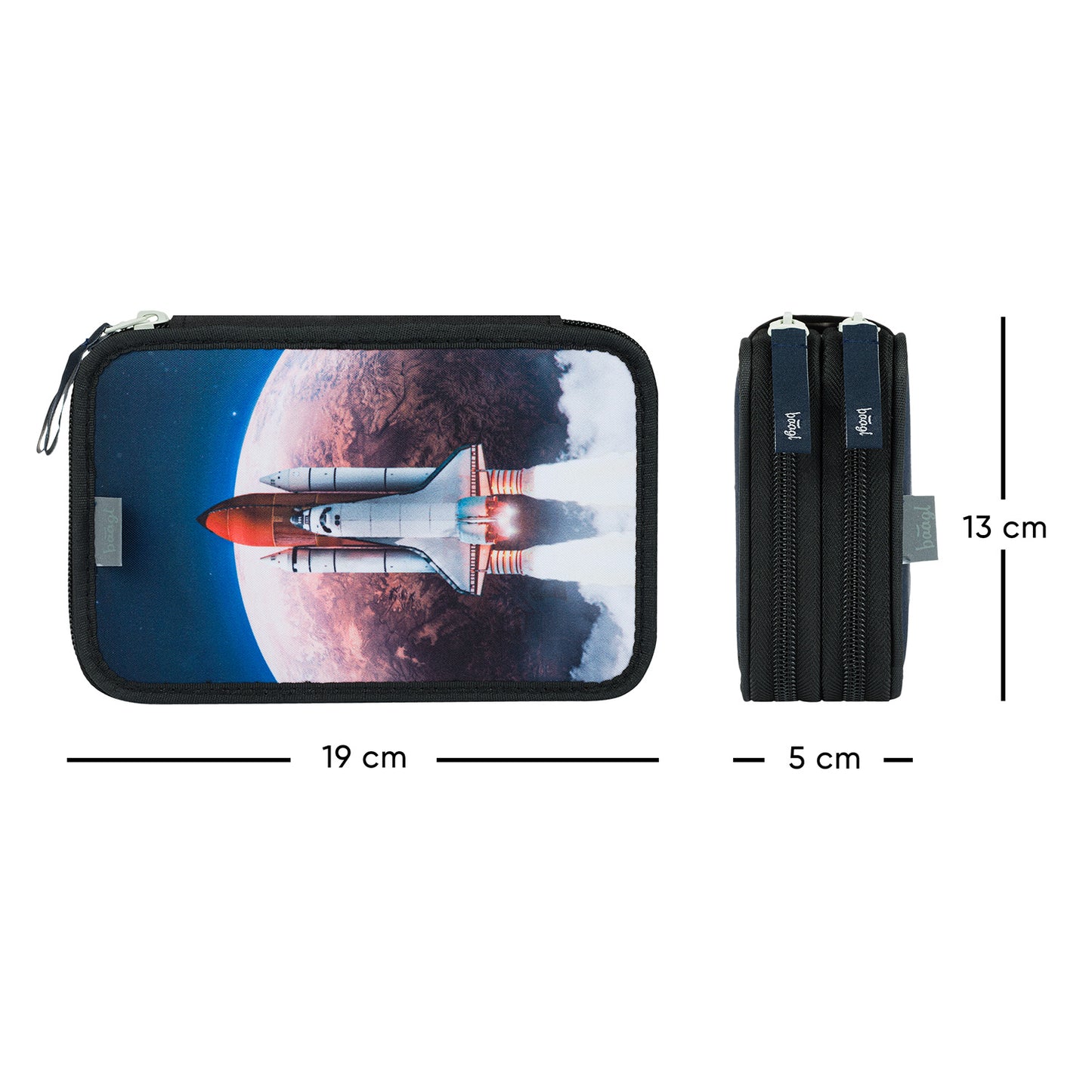 Školní penál dvoupatrový Space Shuttle