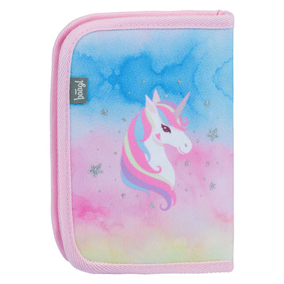 Školní penál jednopatrový Rainbow Unicorn
