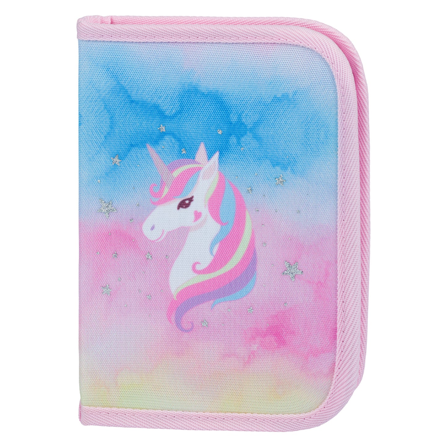 Školní penál jednopatrový Rainbow Unicorn