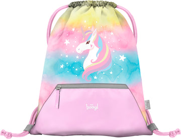 Sáček s kapsou Rainbow Unicorn