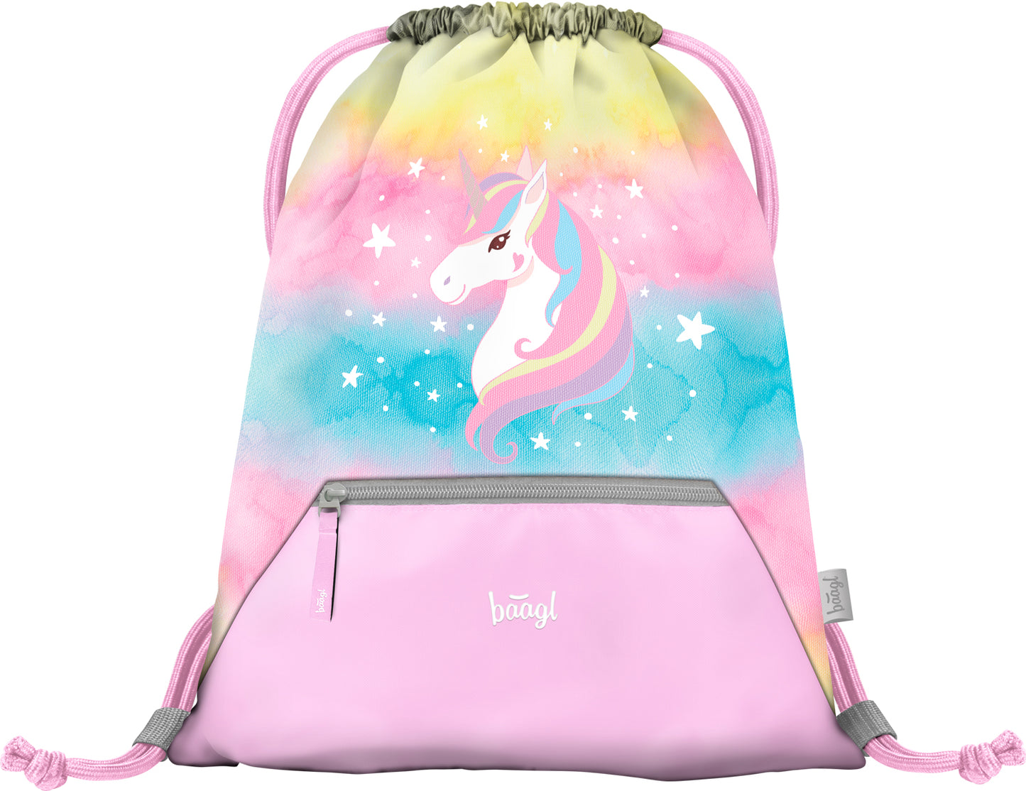 Sáček s kapsou Rainbow Unicorn