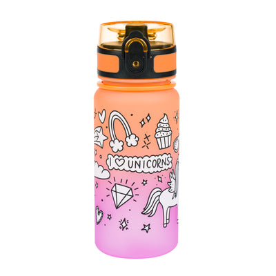 Tritanová láhev na pití Gradient Jednorožec, 350 ml
