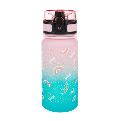 Tritanová láhev na pití Gradient Duha, 350 ml
