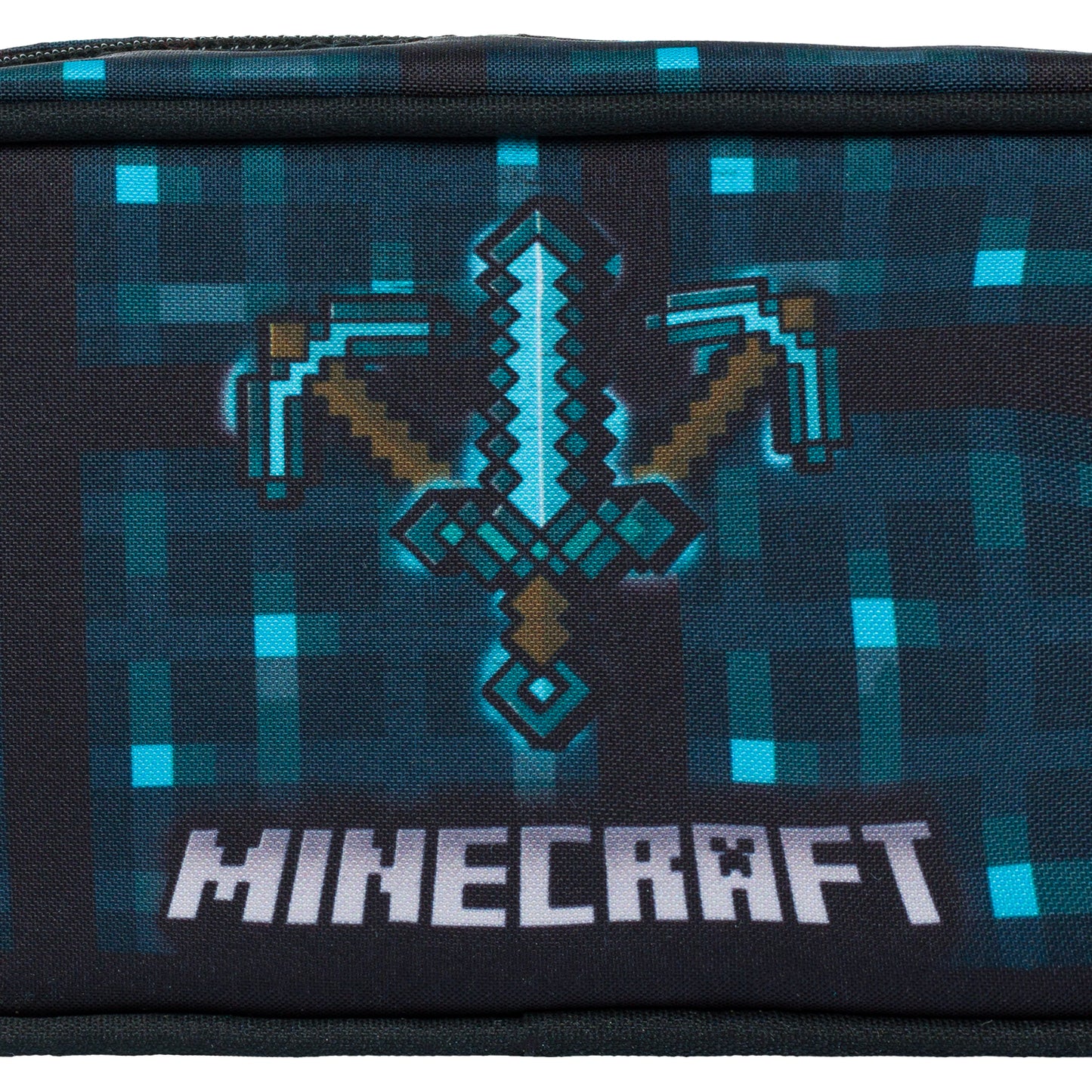 MINECRAFT penál Blue Axe and Sword