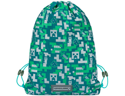 MINECRAFT 2 SET Silver Creeper: penál, sáček