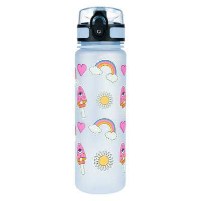 Tritanová láhev na pití Duha červená, 500 ml