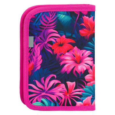 Školní penál jednopatrový Plameňáci