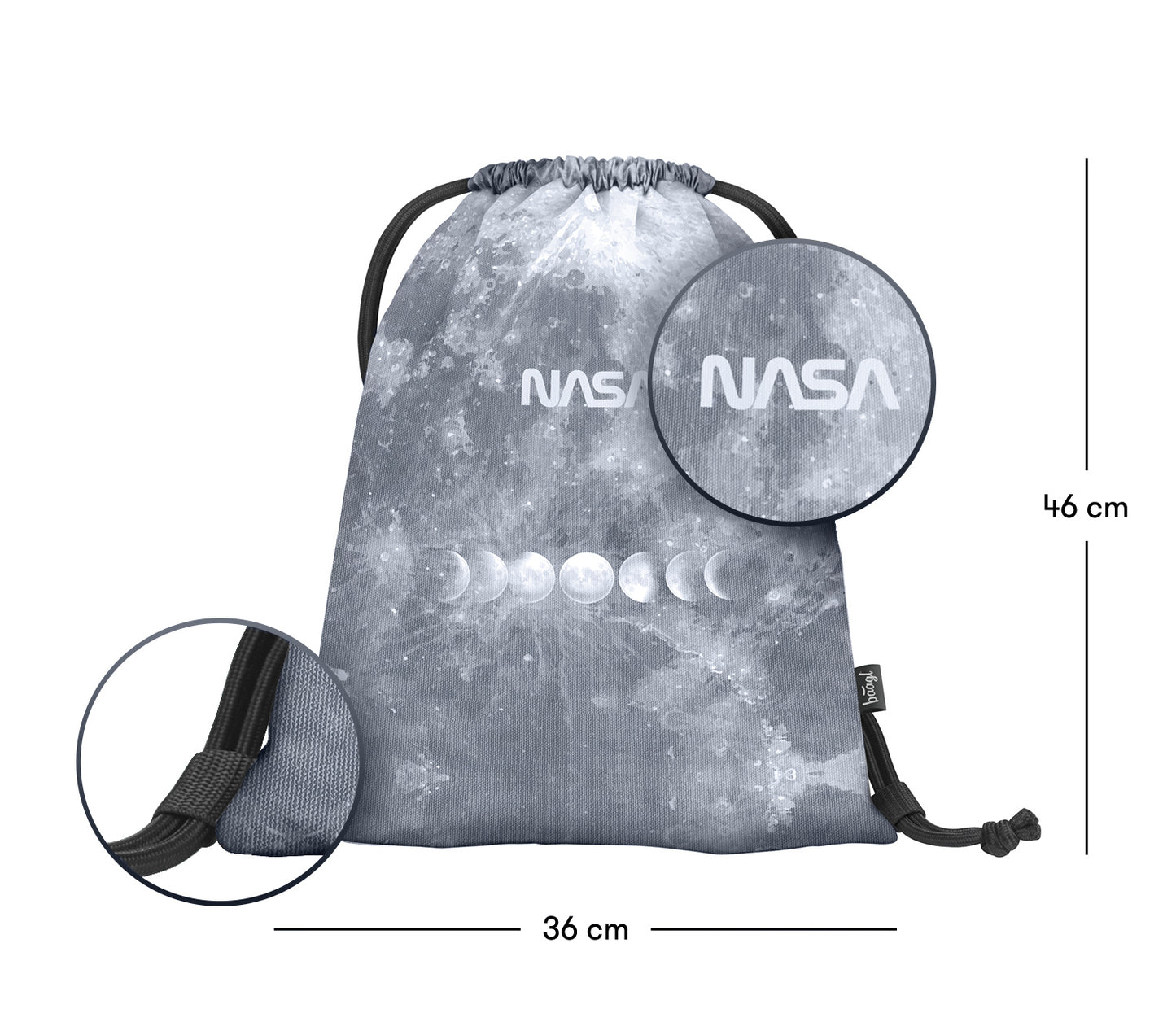 Sáček NASA Grey