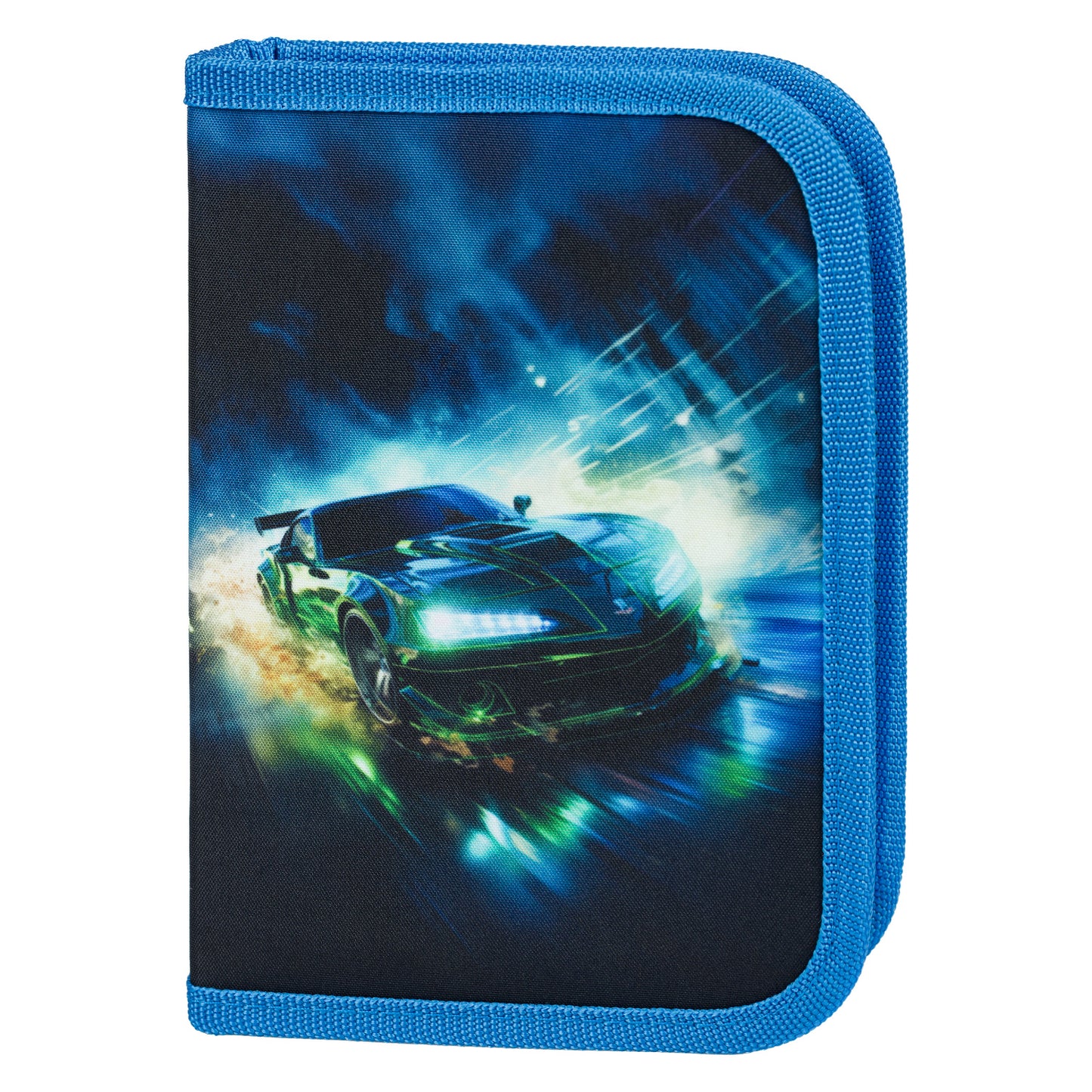 Školní penál jednopatrový Závodní auto