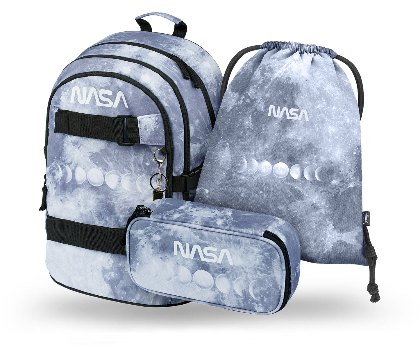 Školní set Skate NASA Grey