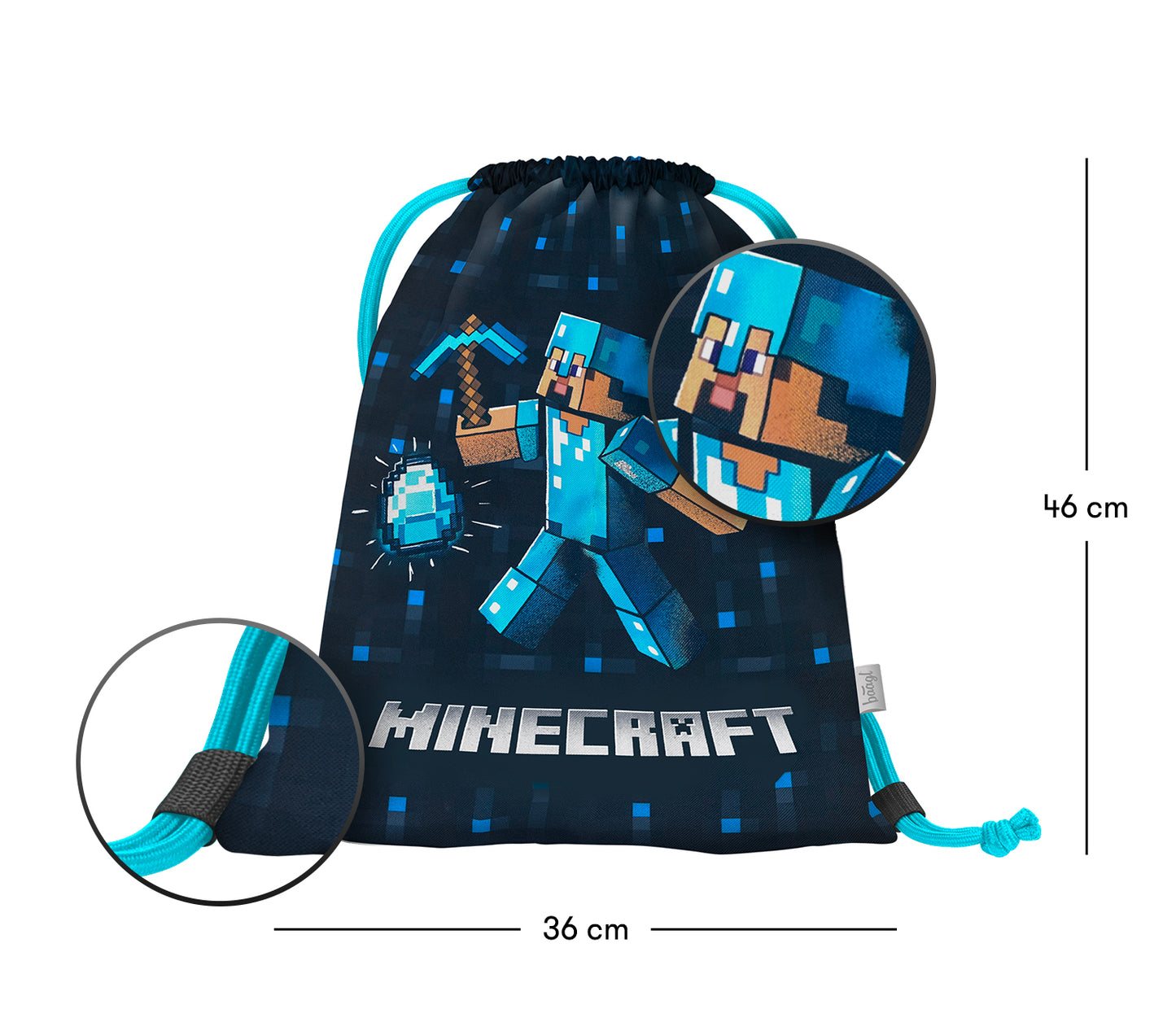 Sáček Minecraft Blue Axe