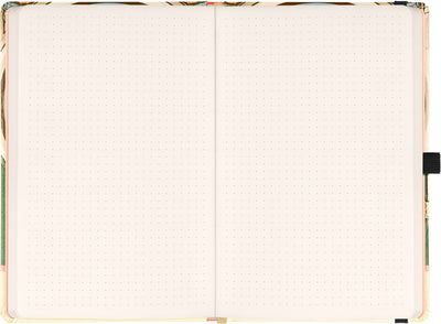 Notes Alfons Mucha – Petrklíč, tečkovaný, 13 × 21 cm