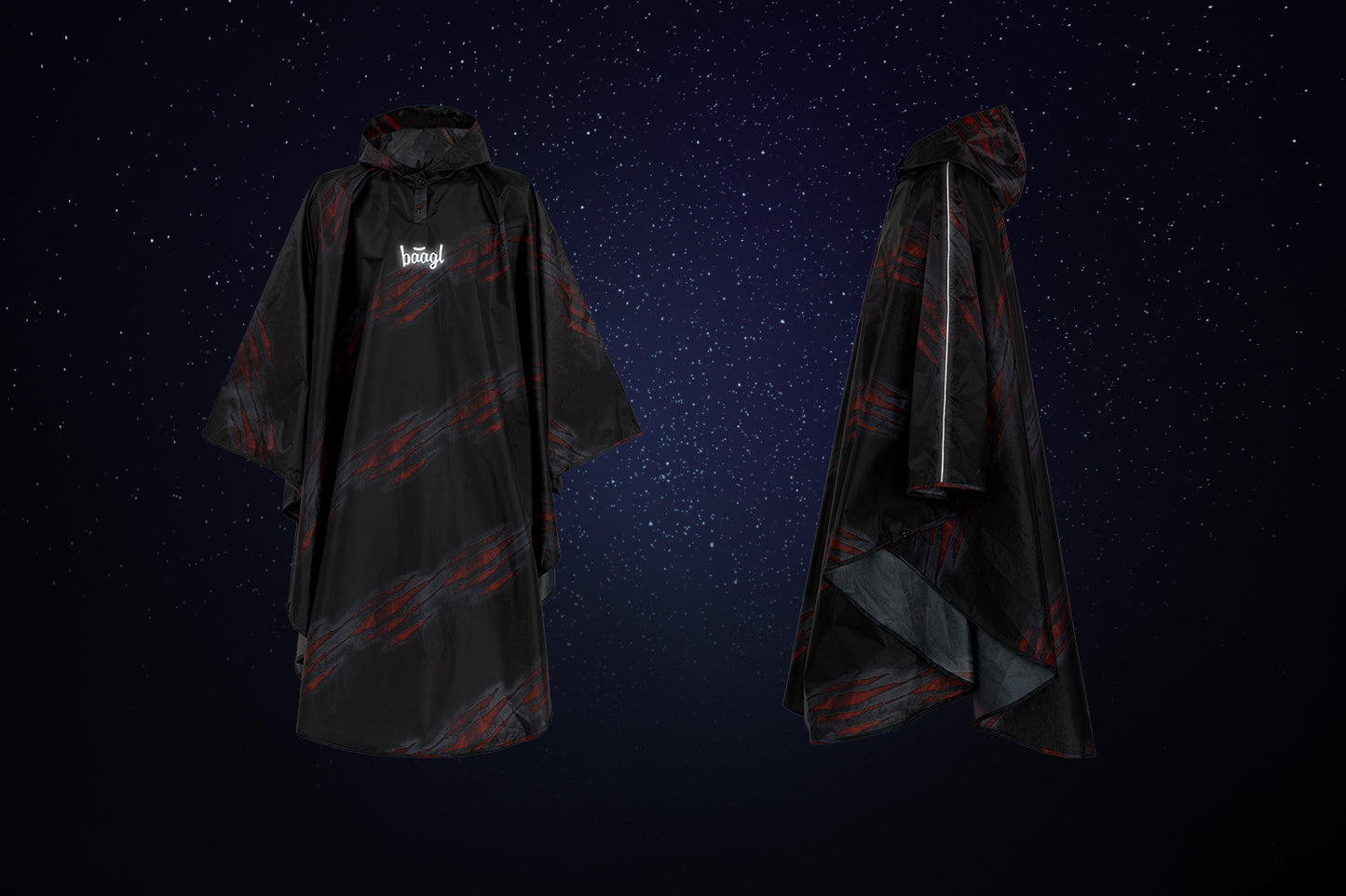 Outdoor pláštěnka pončo Láva vel. L (150 -170 cm)