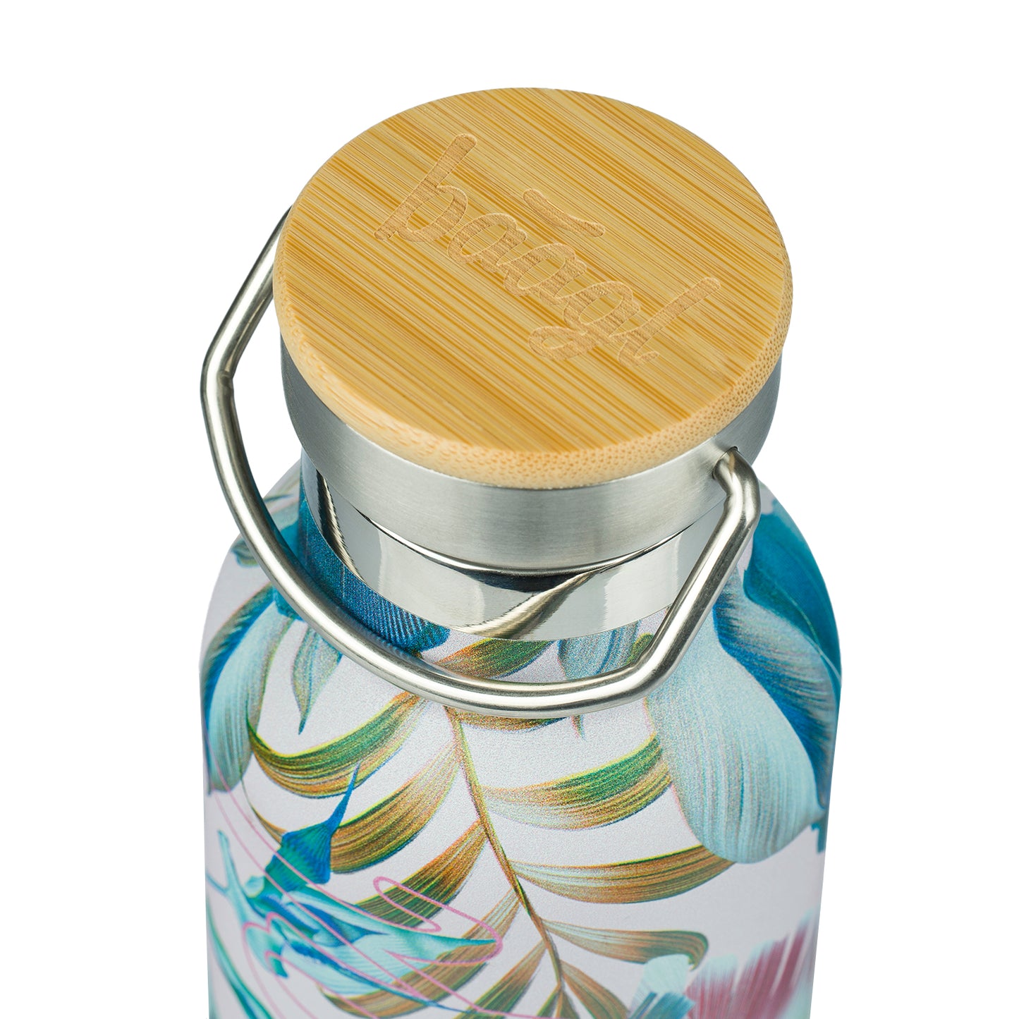 Termoláhev s bambusovým víčkem Leafs, 500 ml