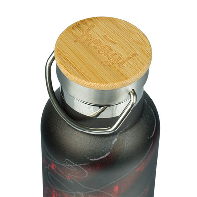 Termoláhev s bambusovým víčkem Láva, 500 ml