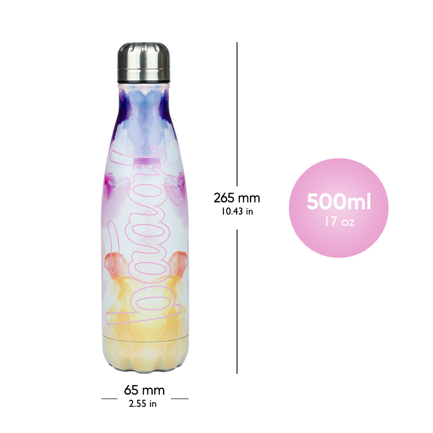 Termoláhev s kovovým víčkem Painting, 500 ml