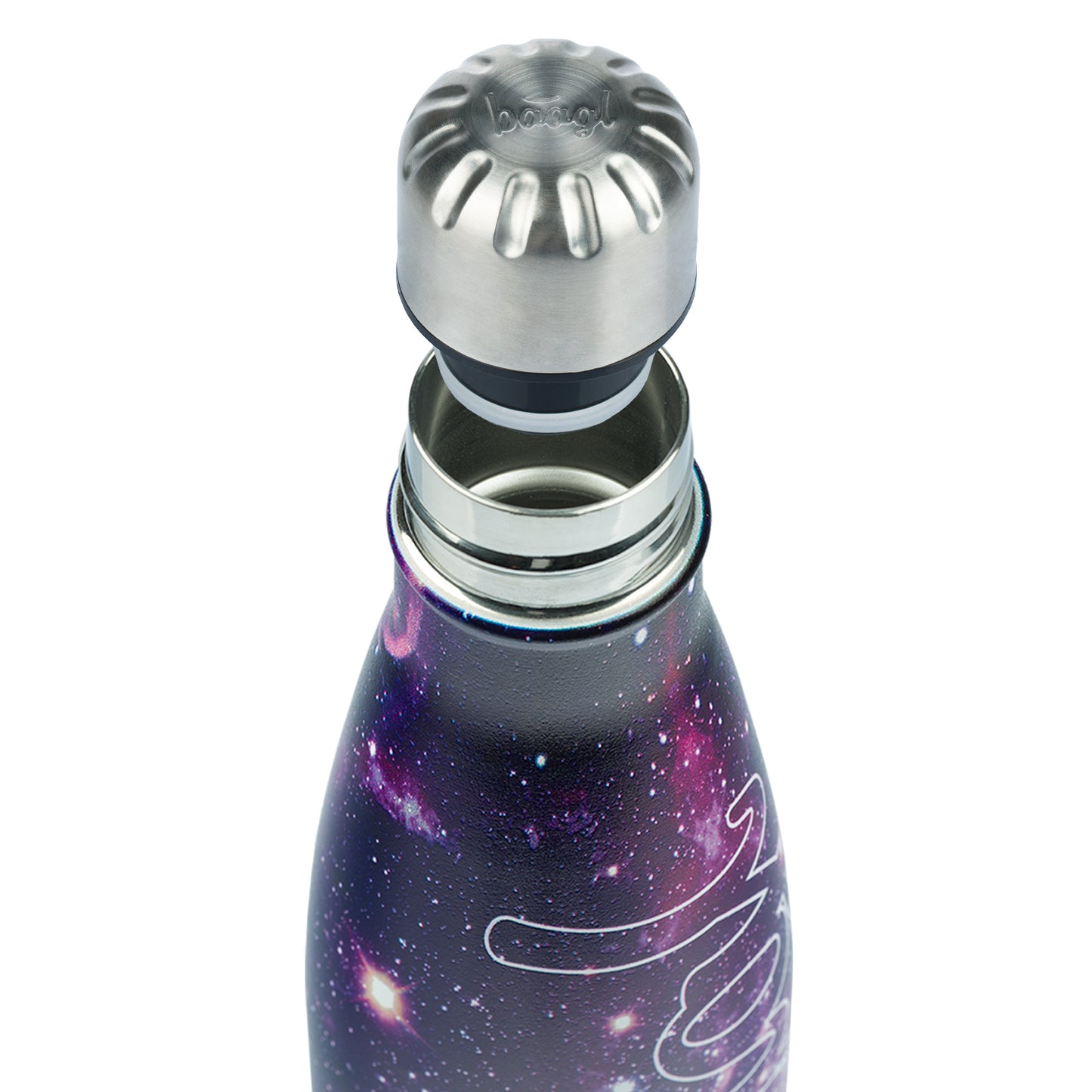 Termoláhev s kovovým víčkem Galaxy, 500 ml