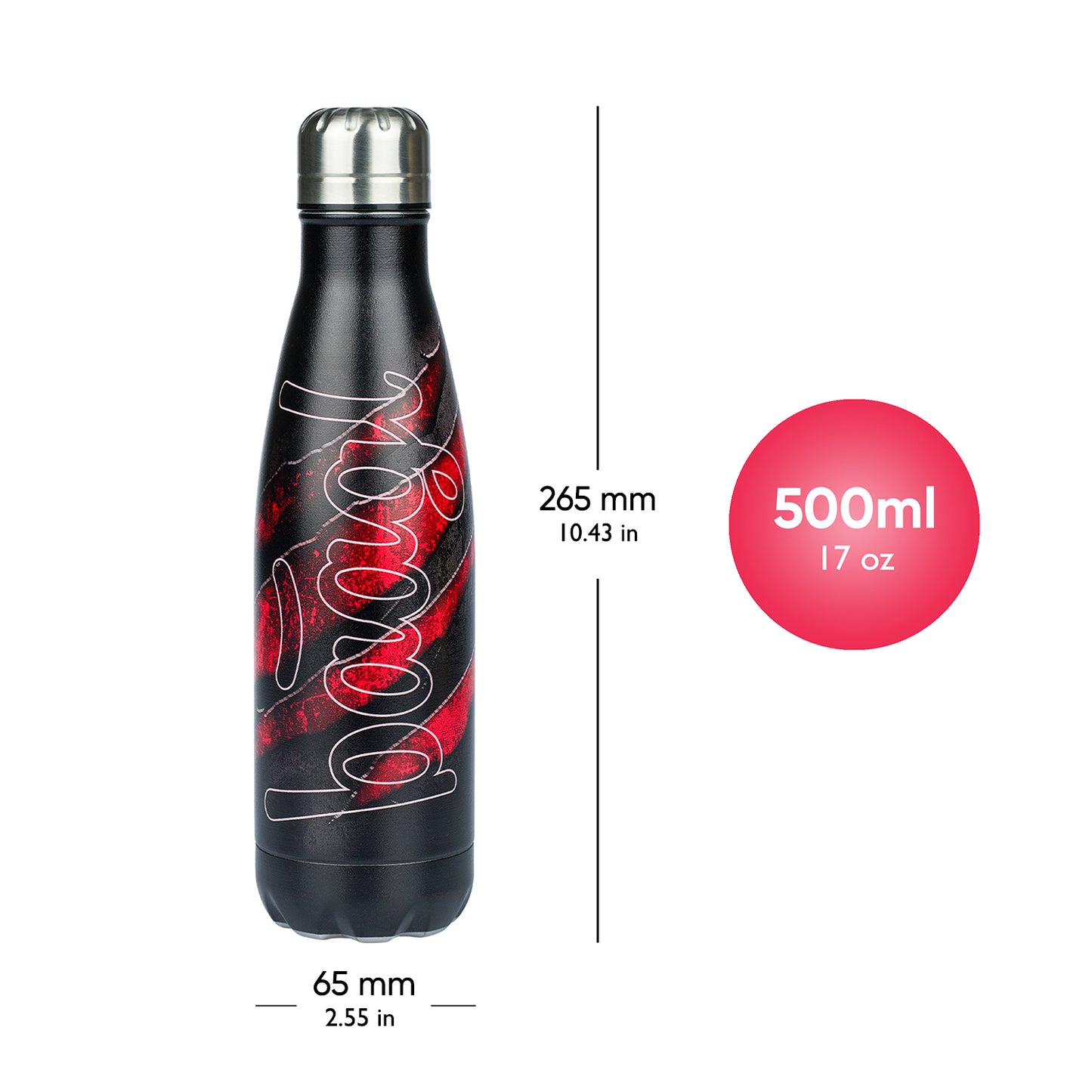 Termoláhev s kovovým víčkem Láva, 500 ml