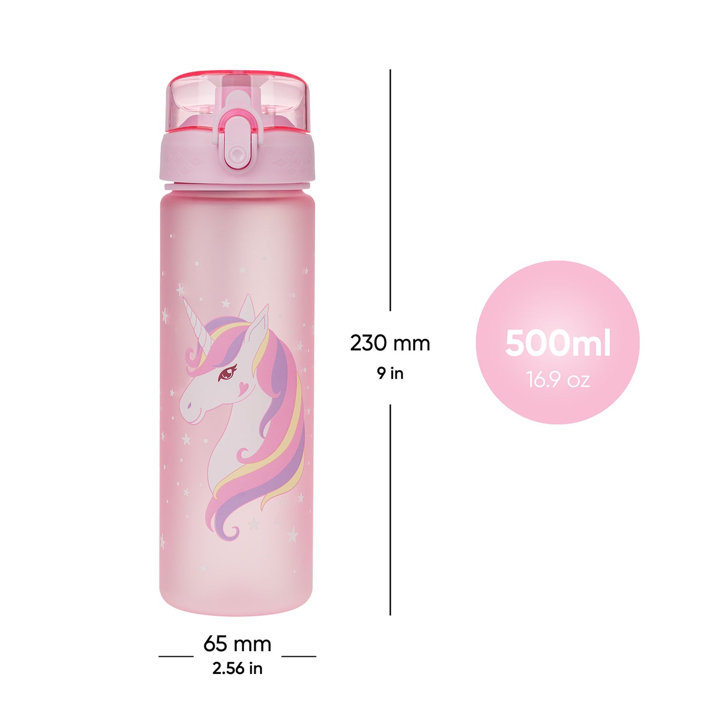 Tritanová láhev na pití Unicorn, 500 ml