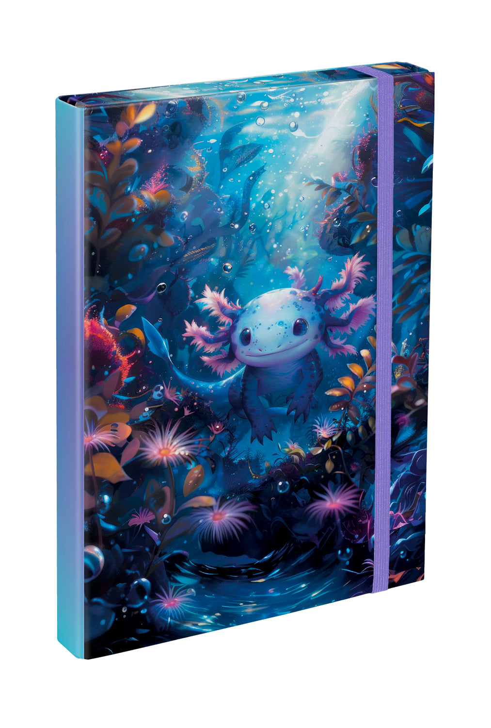 Desky na školní sešity A4 Axolotl