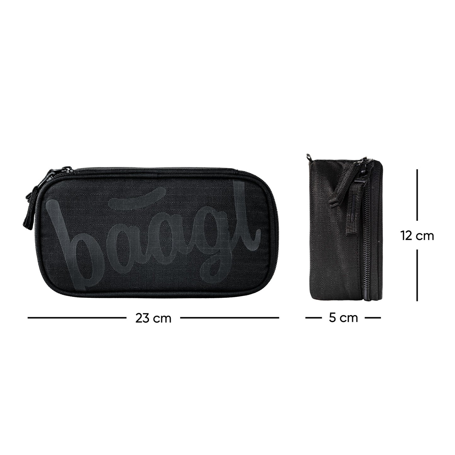 Školní penál etue Uni černá