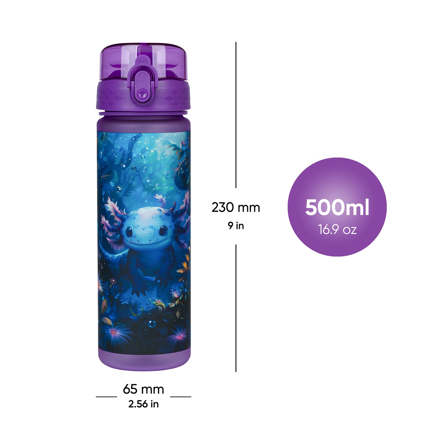 Tritanová láhev na pití Axolotl, 500 ml