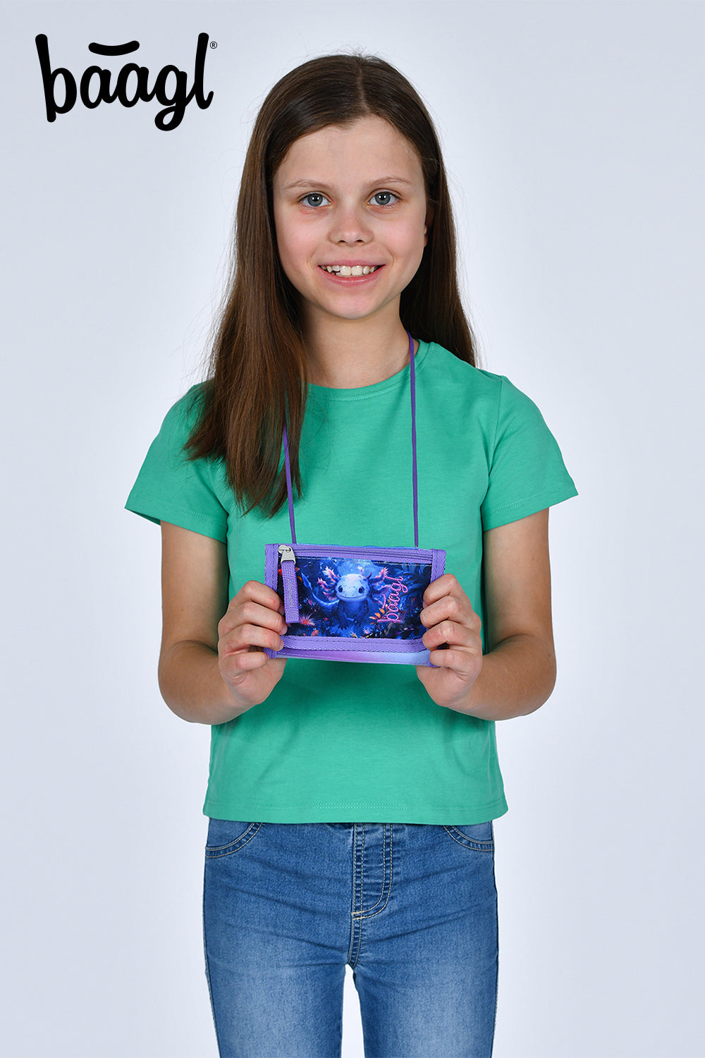 Peněženka na krk Axolotl