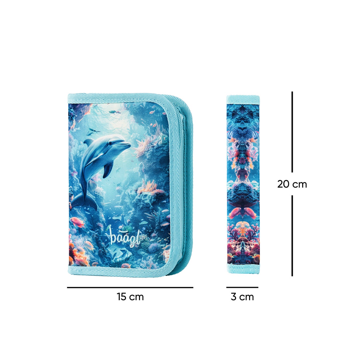 Školní penál jednopatrový Delfín