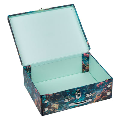 Skládací školní kufřík Delfín s kováním