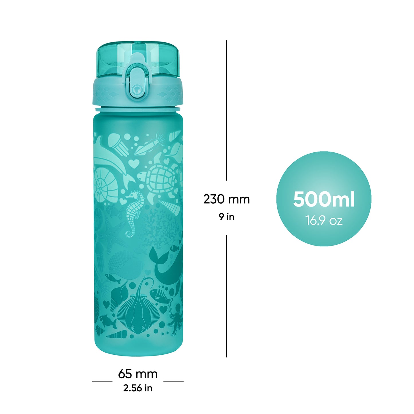 Tritanová láhev na pití Delfín, 500 ml