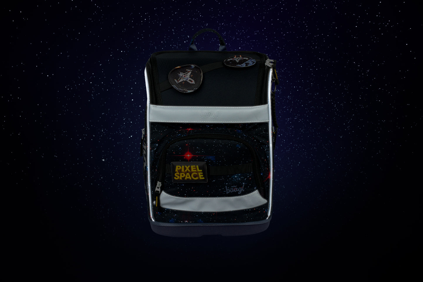 Školní aktovka Zippy Plus Pixel Space