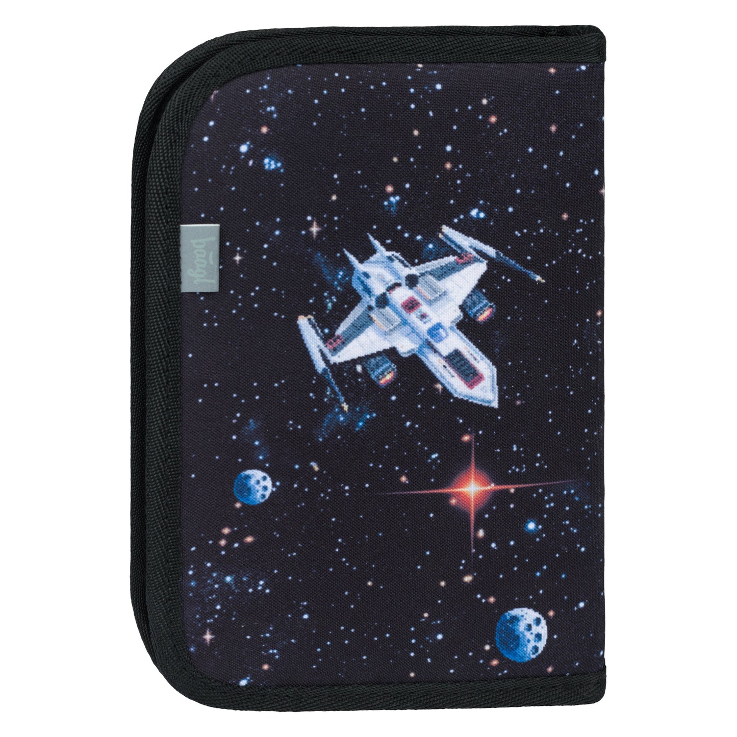 Školní penál jednopatrový Pixel Space