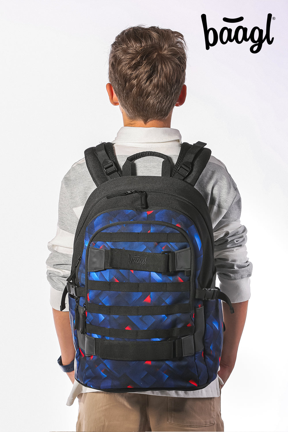 Školní set Skate Indigo