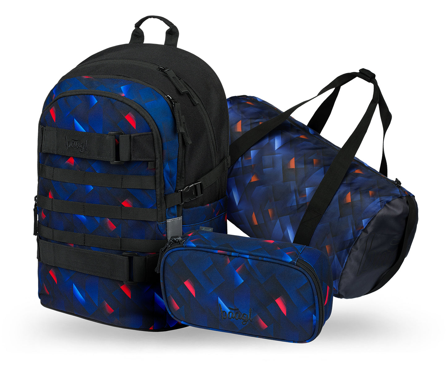 Školní set Skate Indigo