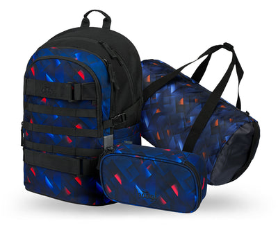 Školní set Skate Indigo