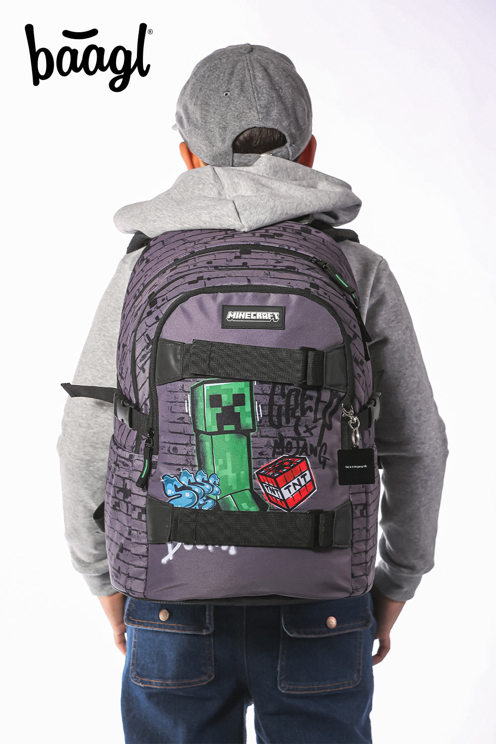 Školní batoh Skate Minecraft TNT
