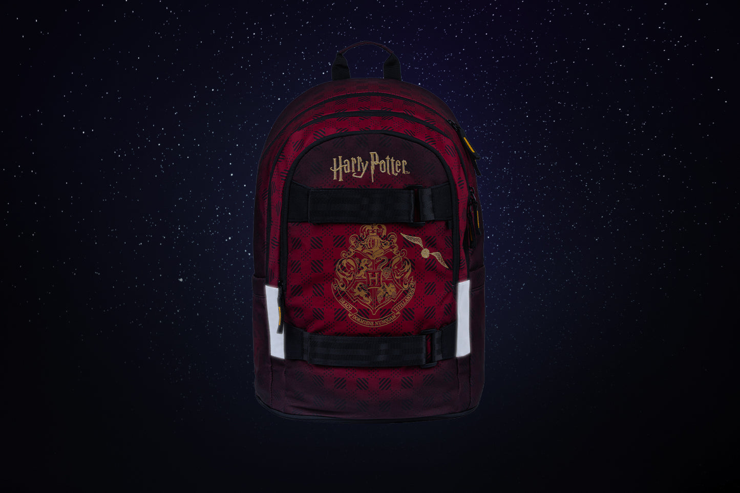 Školní batoh Skate Harry Potter Bradavice vínový