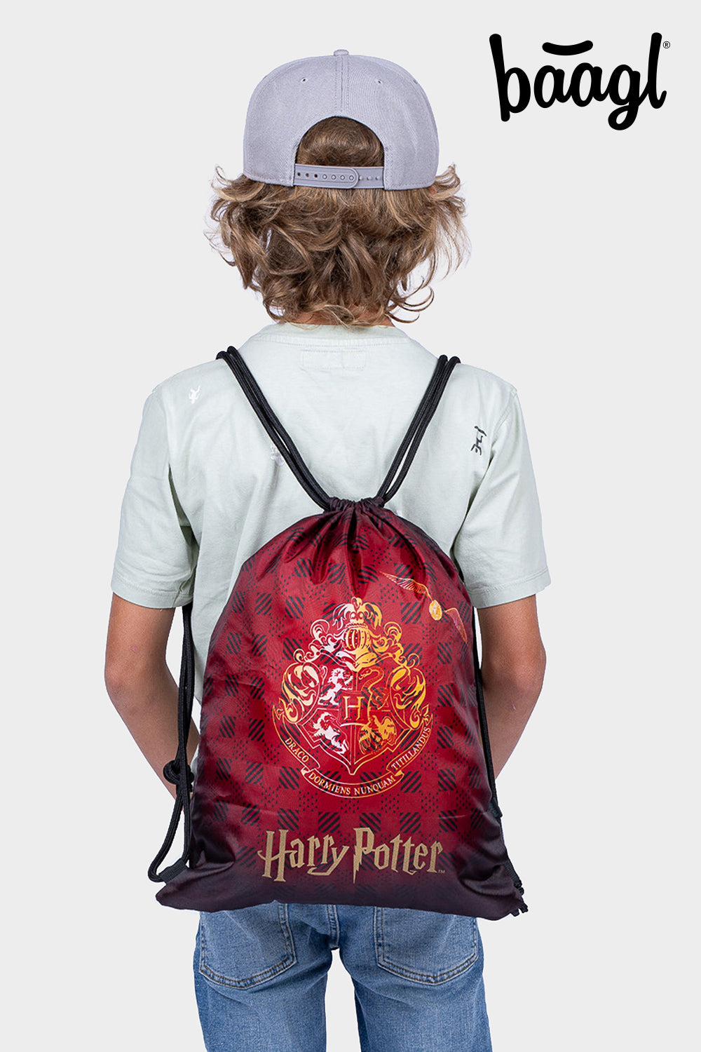 Sáček Harry Potter Bradavice vínový