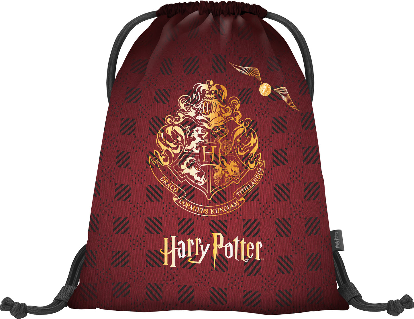 Sáček Harry Potter Bradavice vínový